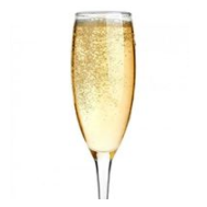 A glass of bubbly